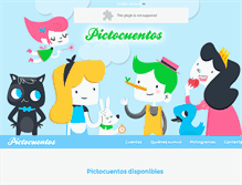 Tablet Screenshot of pictocuentos.com